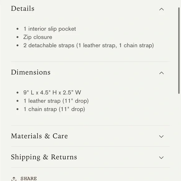 Freja NYC Roma bag in oat - Picture 7 of 7